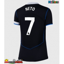 Camisa de Futebol Chelsea Pedro Neto #7 Equipamento Alternativo Mulheres 2025-26 Manga Curta